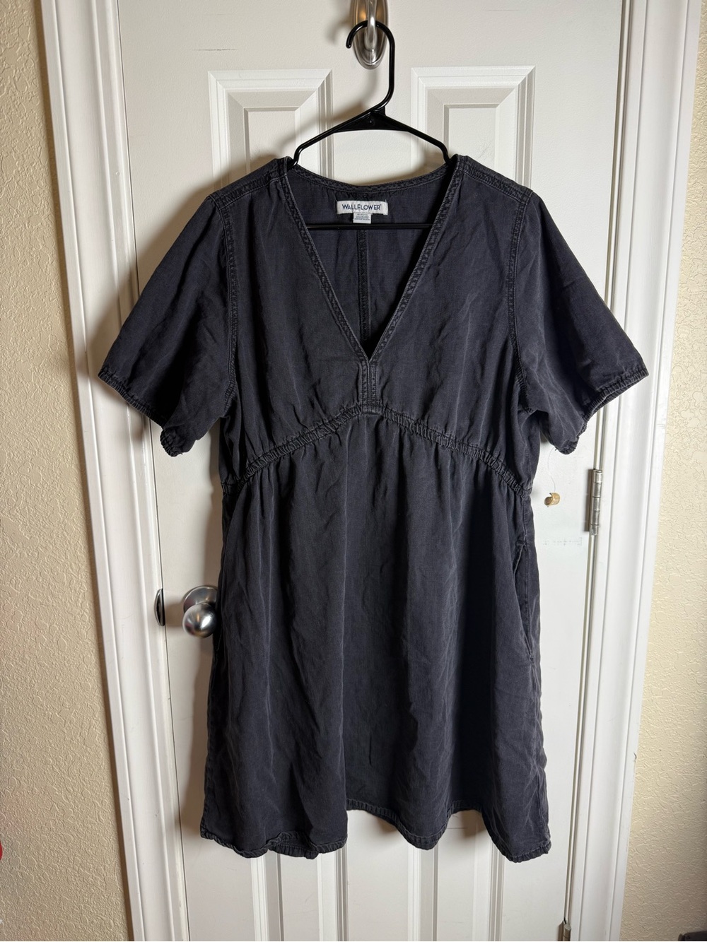 Wallflower Black V-Neck Empire Tunic